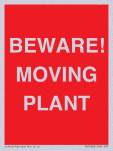 BEWARE! MOVING PLANT